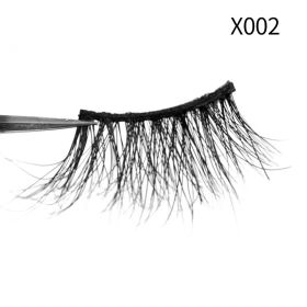 1Pair Mink Eyelashes Soft Natural Curl Half Eyelash For Eye Makeup Eye End Thicky Messy Handmade Lashes Hotsale Lash Wholesale - X002