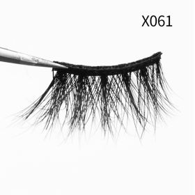 1Pair Mink Eyelashes Soft Natural Curl Half Eyelash For Eye Makeup Eye End Thicky Messy Handmade Lashes Hotsale Lash Wholesale - X061