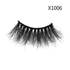 1Pair Mink Eyelashes Soft Natural Curl Half Eyelash For Eye Makeup Eye End Thicky Messy Handmade Lashes Hotsale Lash Wholesale - X1006