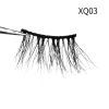 1Pair Mink Eyelashes Soft Natural Curl Half Eyelash For Eye Makeup Eye End Thicky Messy Handmade Lashes Hotsale Lash Wholesale - XQ03