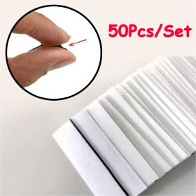 50pcs Women Reusable Easy To Use Longlasting Self-adhesive Glue-free False Eyelash Glue Strip Hypoallergenic Eye Makeup Tools - 50Pcs