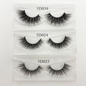 Wholesale 20/30/40/50Pairs Eyelashes 3D Mink Lashes Handmade Fluffy Dramatic Lashes Cruelty Free False Eyelashes Makeup Lashes - 20pairs - 034 024 025