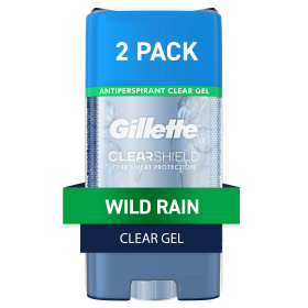 Gillette Antiperspirant and Deodorant for Men; Wild Rain;  Twin Pack; 3.8 oz - Gillette