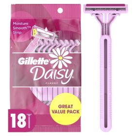 Gillette Daisy Disposable Razors for Women;  2-Bladed;  18 Count - Gillette