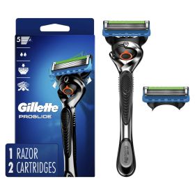 Gillette ProGlide Men's Razor Handle + 2 Blade Refills - Gillette