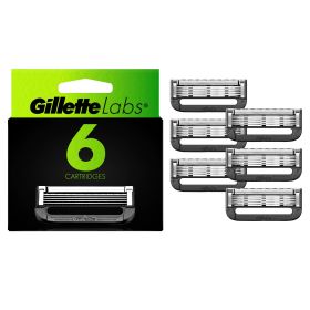 Gillette Labs Men's Razor Blade Refills with Exfoliating Bar;  6 Refills - Gillette