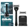 Gillette Intimate Pubic Hair Razor for Men;  1 Handle;  2 Blade Refills - Gillette