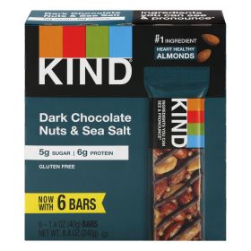 Kind - Bar Dark Chocolate Nuts Sea Salt - Case of 10-6/1.4 OZ - 2858710