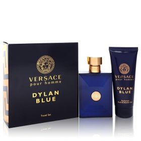 Versace Pour Homme Dylan Blue by Versace Gift Set -- 3.4 oz Eau de Toilette Spray + 3.4 oz Shower Gel - Men