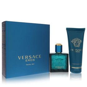 Versace Eros by Versace Gift Set -- 1.7 oz Eau De Toilette Spray + 3.4 oz Shower Gel - Men