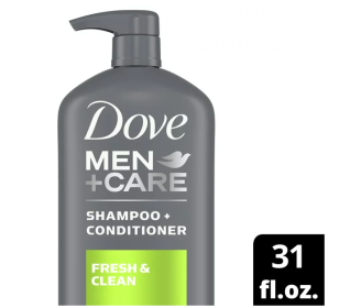 Dove Men+Care Scalp Care 2 in 1 Shampoo and Conditioner;  Fresh & Clean Scent for All Hair Types;  31 fl oz - Dove