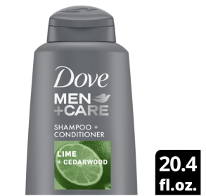 Dove Men+Care Thickening 2 in 1 Shampoo Plus Conditioner with Lime + Cedarwood;  20.4 fl oz - Dove