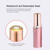 Lipstick Shaver Mini Portable Electric Eyebrow Trimmer Ladies Epilator Armpit Rechargeable Hair Remover Shaving Knife Mini Shaver - black