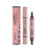 Stamp Pattern Double End Liquid Eyeliner for Perfect Wing Cat Eyes Stamp Eyeliner - 02