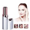 Lipstick Shaver Mini Portable Electric Eyebrow Trimmer Ladies Epilator Armpit Rechargeable Hair Remover Shaving Knife Mini Shaver - black