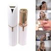 Lipstick Shaver Mini Portable Electric Eyebrow Trimmer Ladies Epilator Armpit Rechargeable Hair Remover Shaving Knife Mini Shaver - black