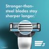 Gillette Mach3 3D Men's Razor Handle and 2 Blade Refills - Gillette